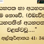චෝදනාව: ඉස්ලාමයේ අභ්යන්තර ප්රතිපත්ති සැකසී ඇත්තේ බොරුව හා මුලාව, හිංසනය හා භීෂණය, හා සමාජ සංහිඳියා...