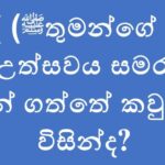 නබි (ﷺ) තුමන්ගේ ජන්ම දින උත්සවය සමරන්න පටන් ගත්තේ කවුරුන් විසින්ද?